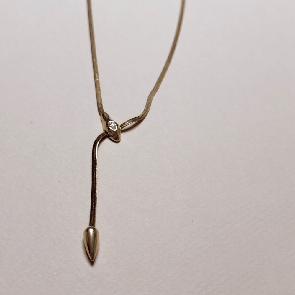 Snake Chain Necklace S950 - Picture 5 of 5